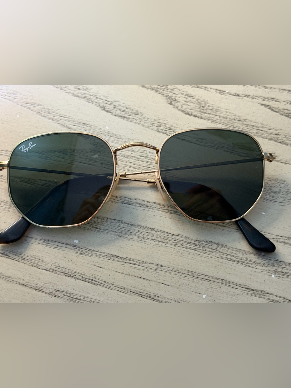 Ray-Ba Gold Frame Sunglasses
